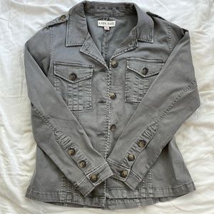 Knox rose grey jean jacket
